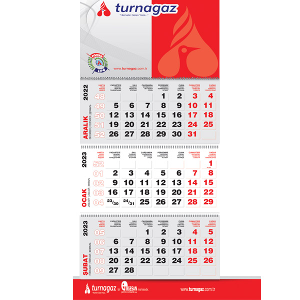 16 JUMBO GEMİCİ TAKVİM